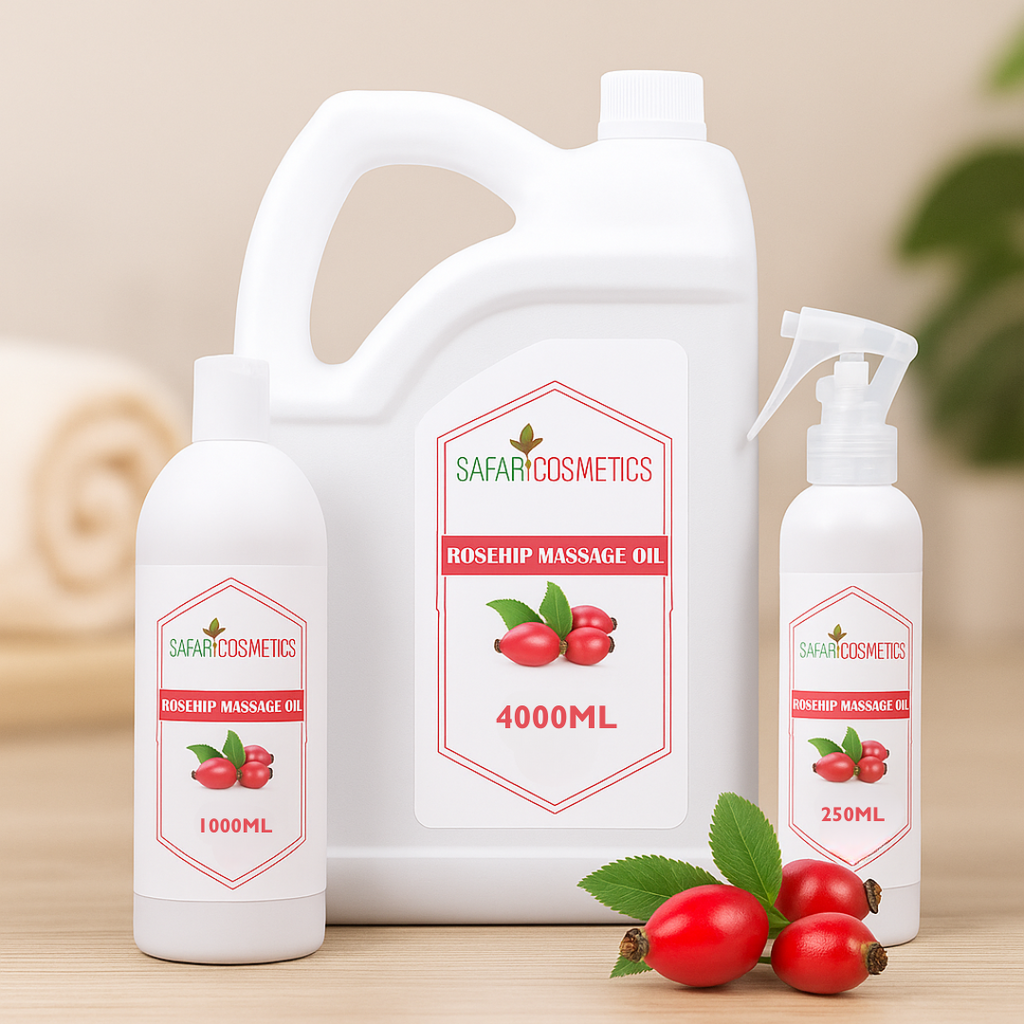 Huile de massage à la rose musquée