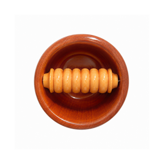 Wood Therapy Massage Cup w/ Roller