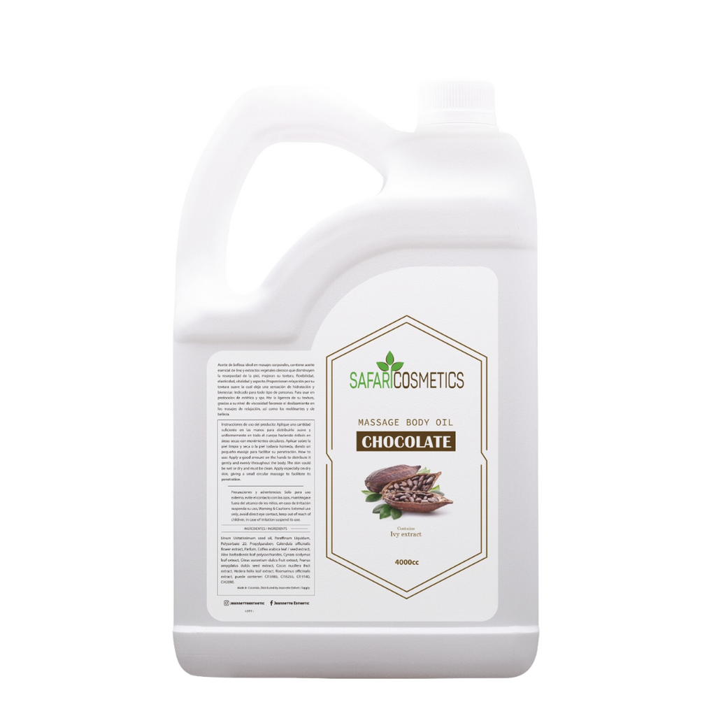 Huile de massage au chocolat