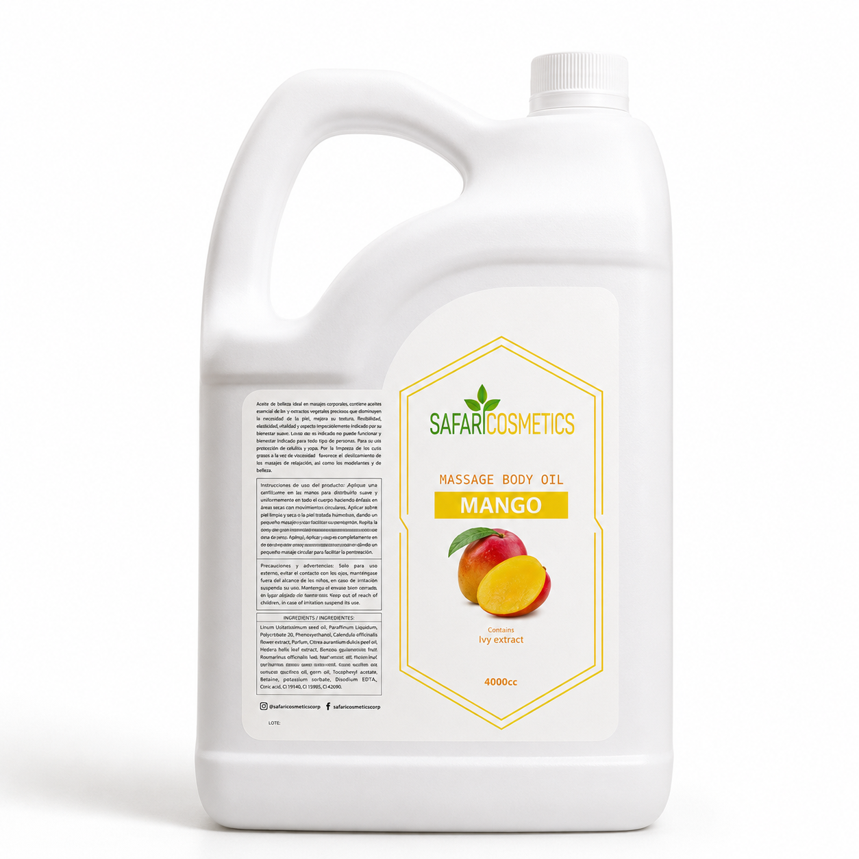 Huile de massage à la mangue 