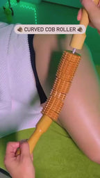 Wood Therapy Curved Flexible Cob Roller